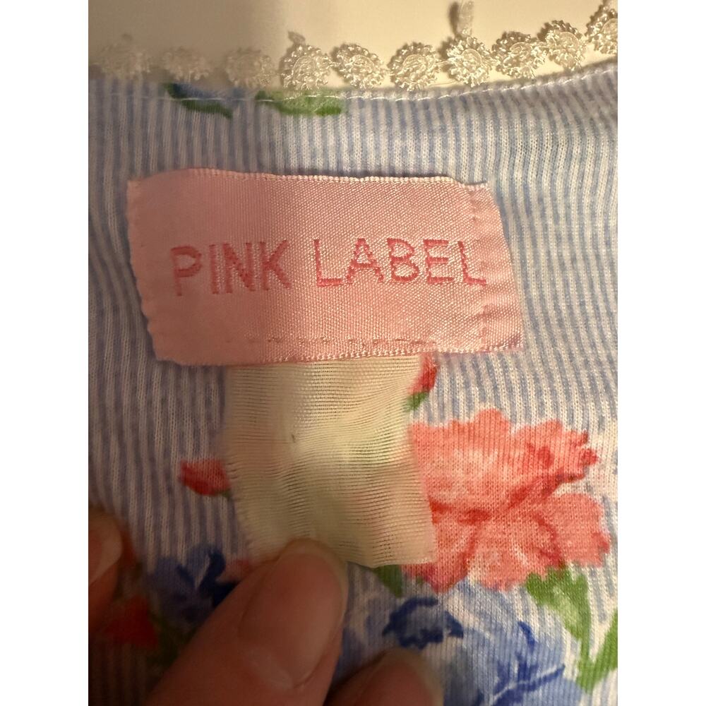 Pink Label Floral Nightgown Lace Trim Cottagecore Gown – Size 2X Approx. - Picture 2 of 8